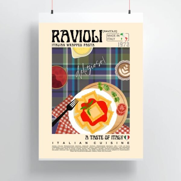 Ravioli Poster (Italian)