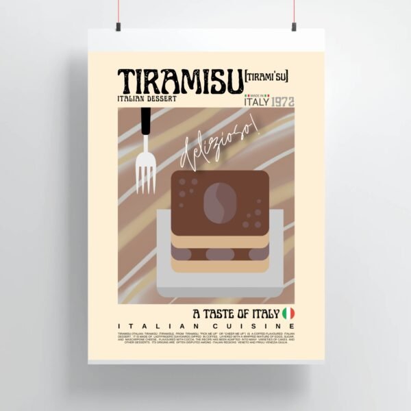 Tiramisu Poster (Italian)
