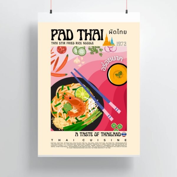 Pad Thai Poster (Thai)