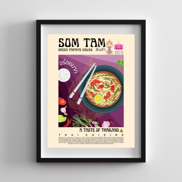 Som Tam Poster (Thai) - Image 2