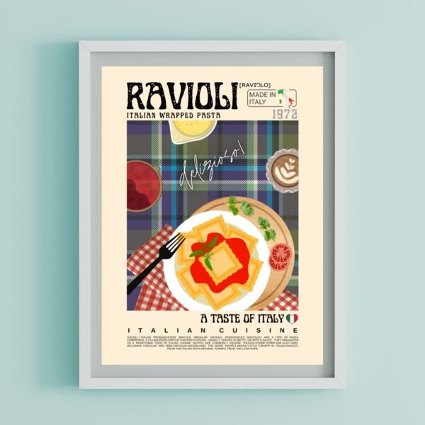 Ravioli Poster (Italian) - Image 3