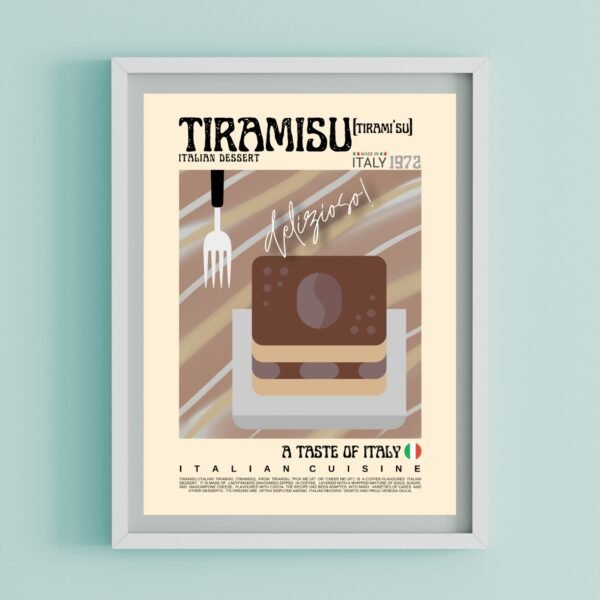 Tiramisu Poster (Italian) - Image 3
