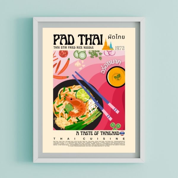 Pad Thai Poster (Thai) - Image 3