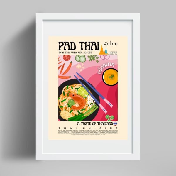 Pad Thai Poster (Thai) - Image 4