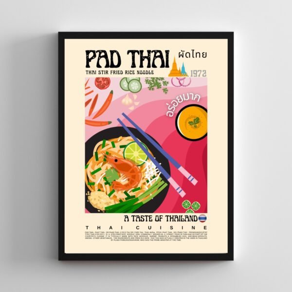 Pad Thai Poster (Thai) - Image 6